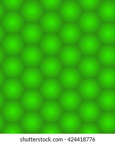 Volume green background honeycomb type