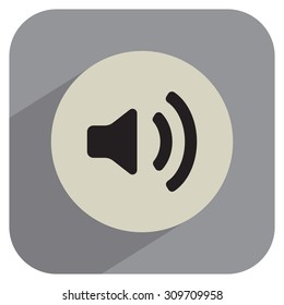 Volume high icon. vector design.