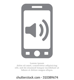 Volume high icon. vector design.