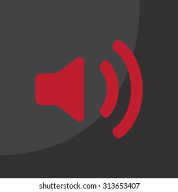 Volume high icon. vector design.