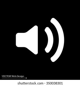 Volume high icon. vector design.