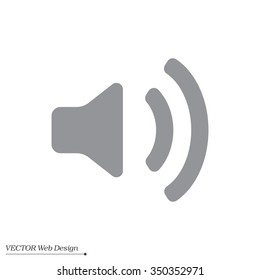 Volume high icon. vector design.