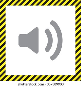 Volume high icon. vector design.