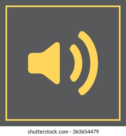Volume high icon. vector design.