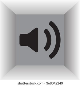 Volume high icon. vector design.