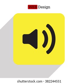 Volume high icon. vector design.