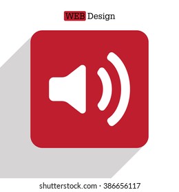 Volume high icon. vector design.
