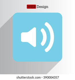 Volume high icon. vector design.