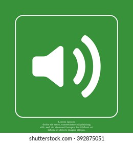 Volume high icon. vector design.