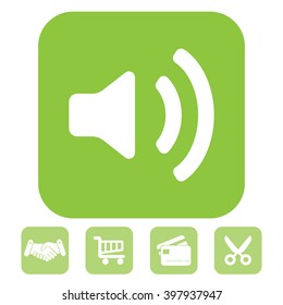 Volume high icon. vector design.