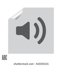 Volume high icon. vector design.
