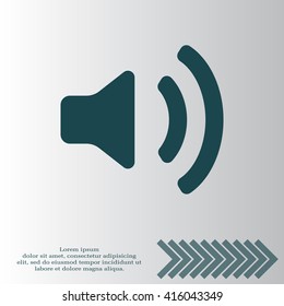 Volume high icon. vector design.