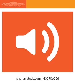 Volume high icon. vector design.