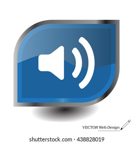 Volume high icon. vector design.