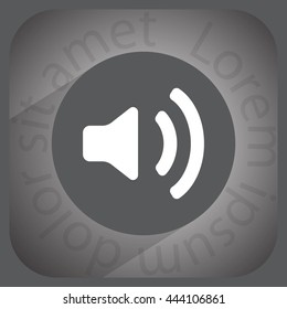 Volume high icon. vector design.