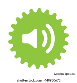Volume high icon. vector design.