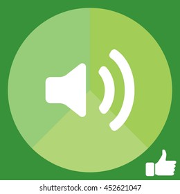 Volume high icon. vector design.