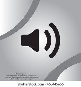 Volume high icon. vector design.