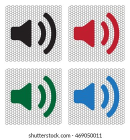 Volume high icon. vector design.