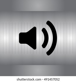 Volume high icon. vector design.