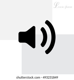 Volume high icon. vector design.