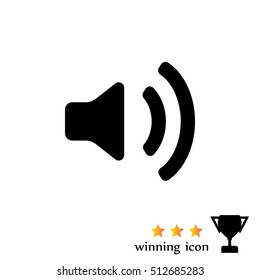 Volume high icon. vector design.