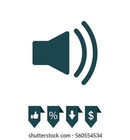Volume high icon. vector design.