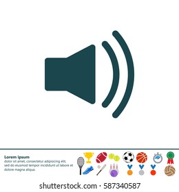Volume high icon. vector design.