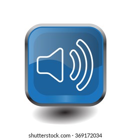 Volume high line icon. vector design.