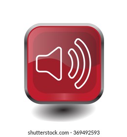 Volume high line icon. vector design.