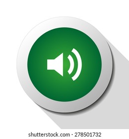 Volume high, web icon. Vector design