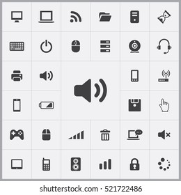 volume icon. computer icons universal set for web and mobile