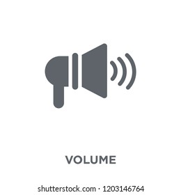Volume icon. Volume design concept from  collection. Simple element vector illustration on white background.