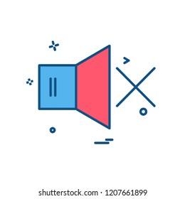 Volume icon design vector