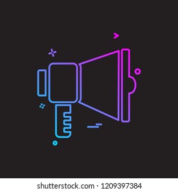 Volume icon design vector