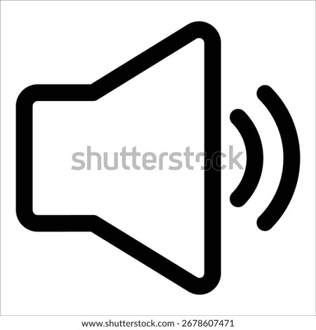 Volume Icon Element For Design