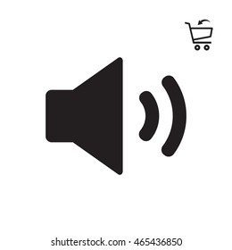   Volume icon. Flat design.