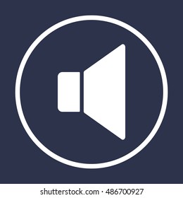   Volume icon. Flat design.