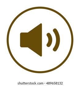   Volume icon. Flat design.