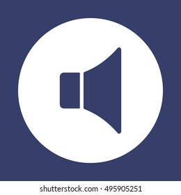   Volume icon. Flat design.