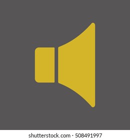   Volume icon. Flat design.