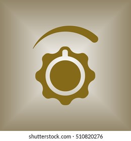  Volume  icon . Flat design.