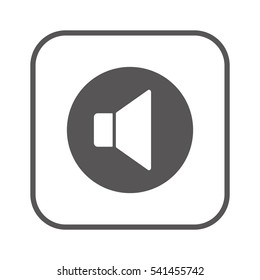   Volume icon. Flat design.