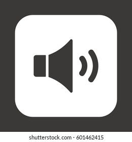   Volume icon. Flat design.