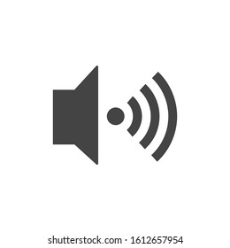 Volume Icon Flat Graphic Design with white background