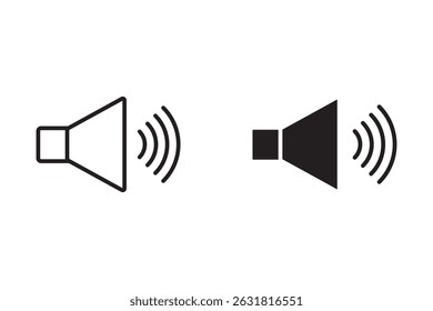 Volume icon. flat illustration of vector icon