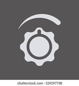  Volume   icon,  isolated. Flat  design.