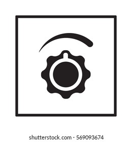  Volume   icon,  isolated. Flat  design.
