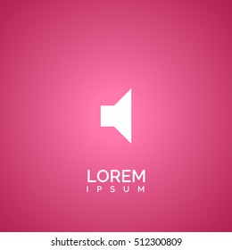volume icon. volume logo
