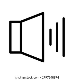 Volume icon or logo isolated sign symbol vector illustration - high quality black style vector icons

